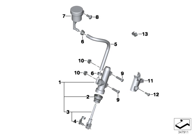 Brake master cylinder