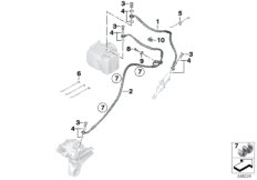 制动管路 后部 ABS