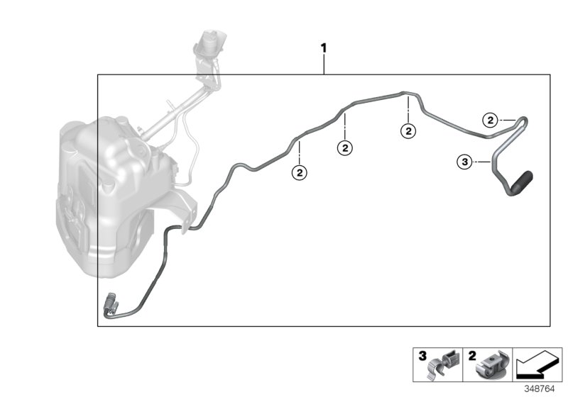 SCR metering line