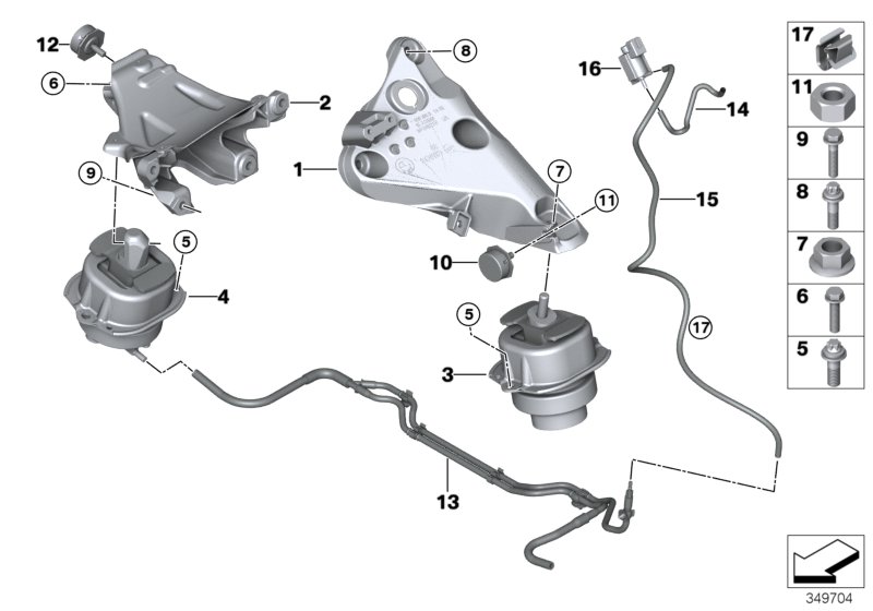 Motor askısı