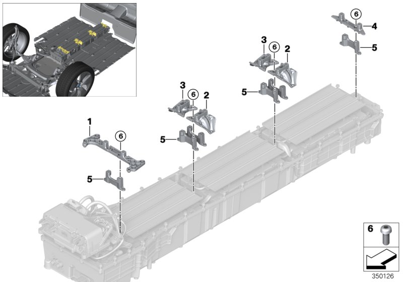 High-volt. accumulator connect. bridges