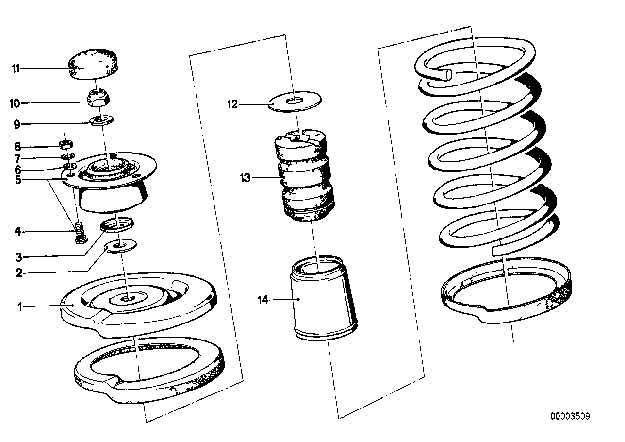 Stoedlager/onderlaag voor veren/aanbouwd