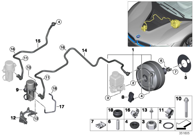 Brake servo unit