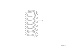 Coil spring, front