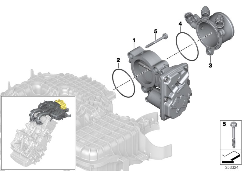 Throttle housing Assy