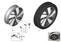 BMW i LM-fälg turbin-styling 429 - 19''