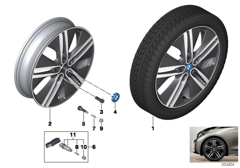 Ζάντ.ελ.κράμ.BMW i διπλ.ακτίν.430 - 20''