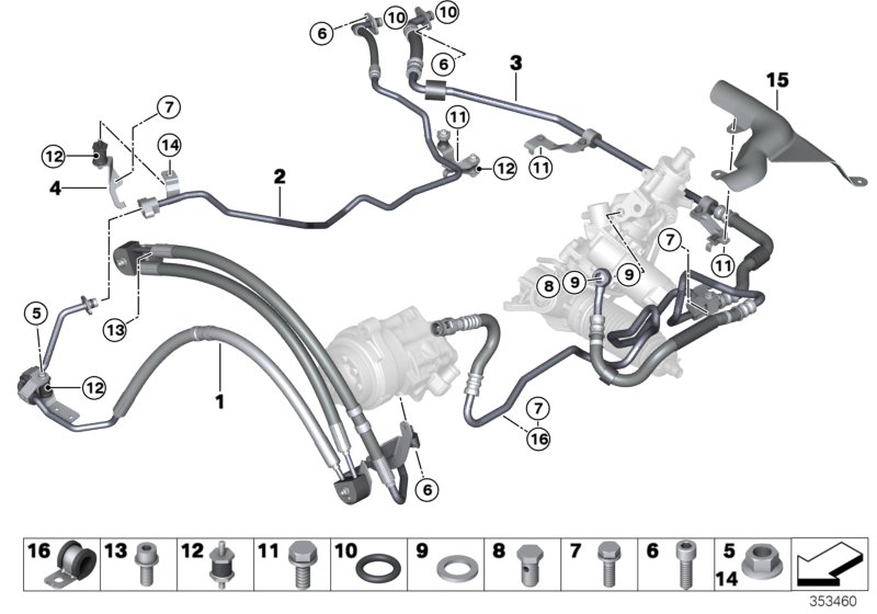 Conduit.huile/Adaptive Drive+dir.active