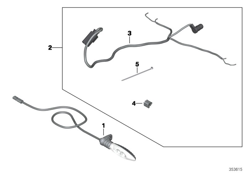 LED direction indicator