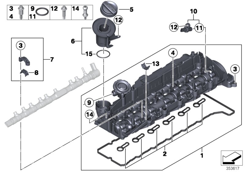 Cylinder head cover