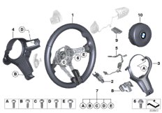 M Sports steer.-wheel, airbag, leather