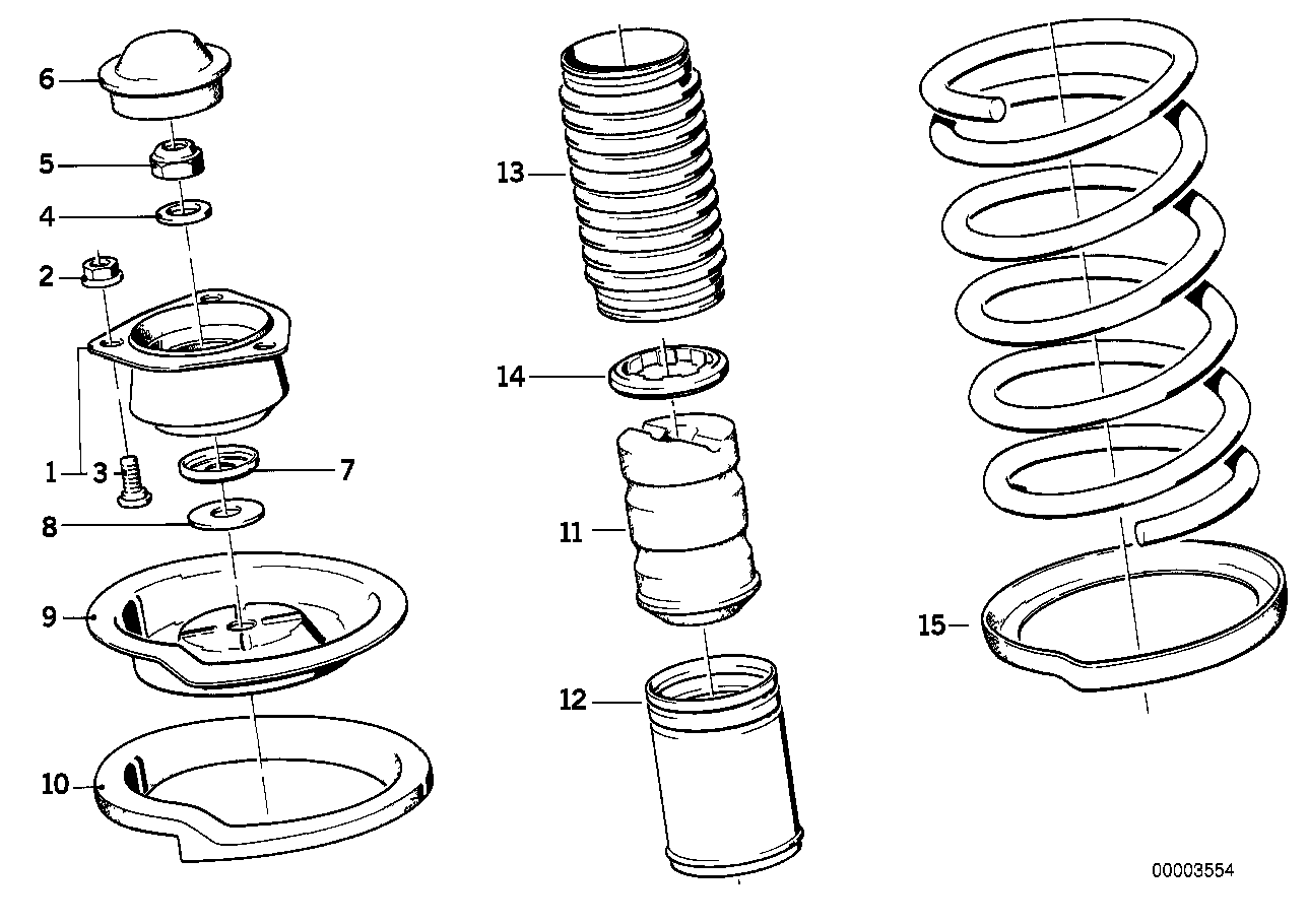 Stützlager/Federunterlage/Anbauteile