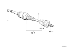 Final drive(frnt axle),output shaft,4whl