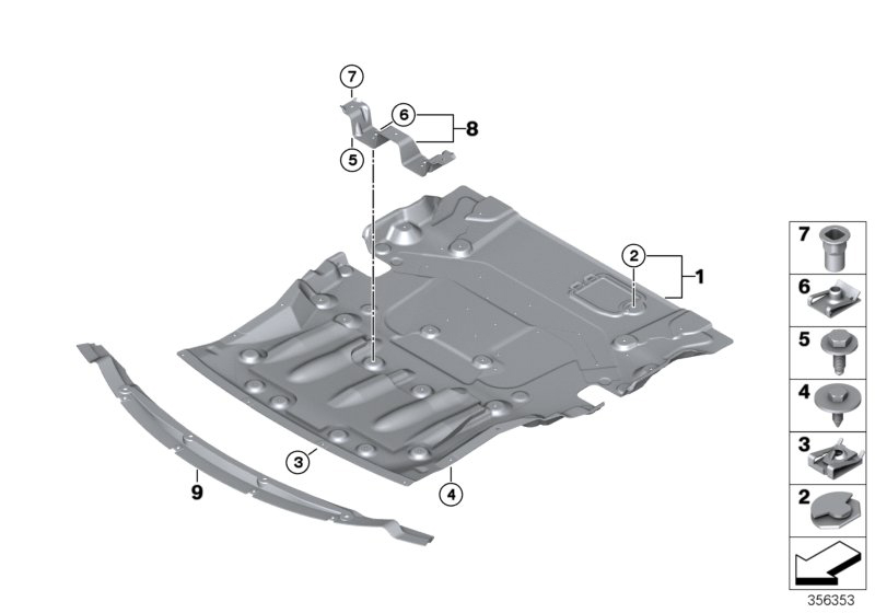 Underbonnet screen