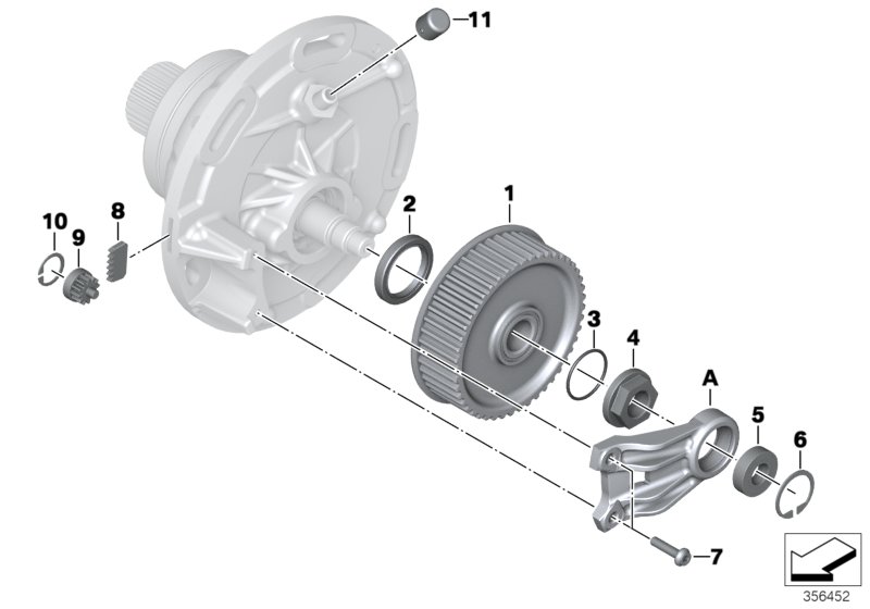 Planetary gear, separate components I