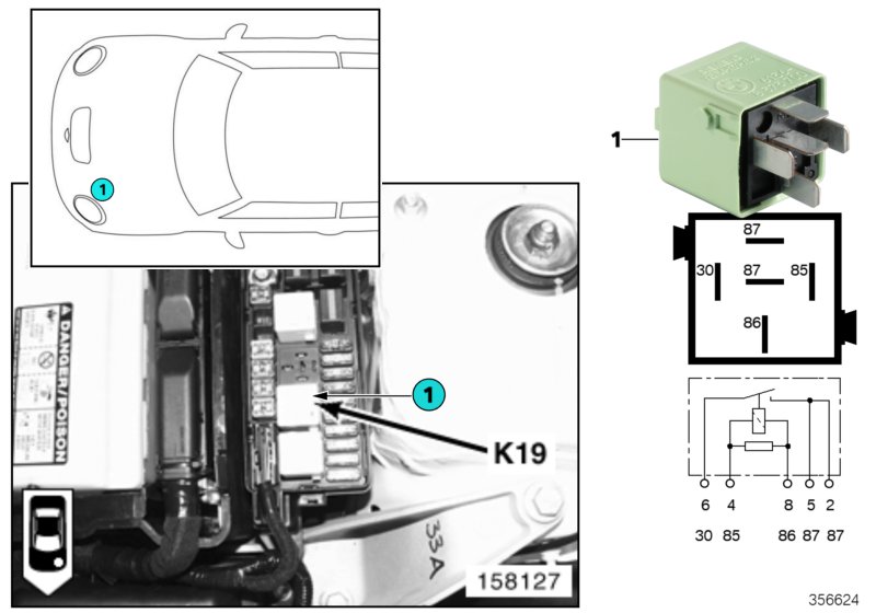 รีเลย์, คอมเพรสเซอร์ปรับอากาศ K19