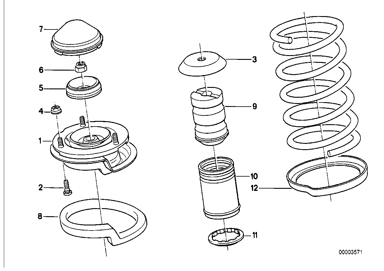 Pièces de palier/semelle de ressort