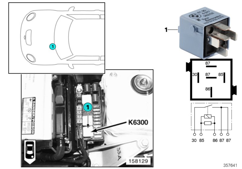 Relais DME K6300