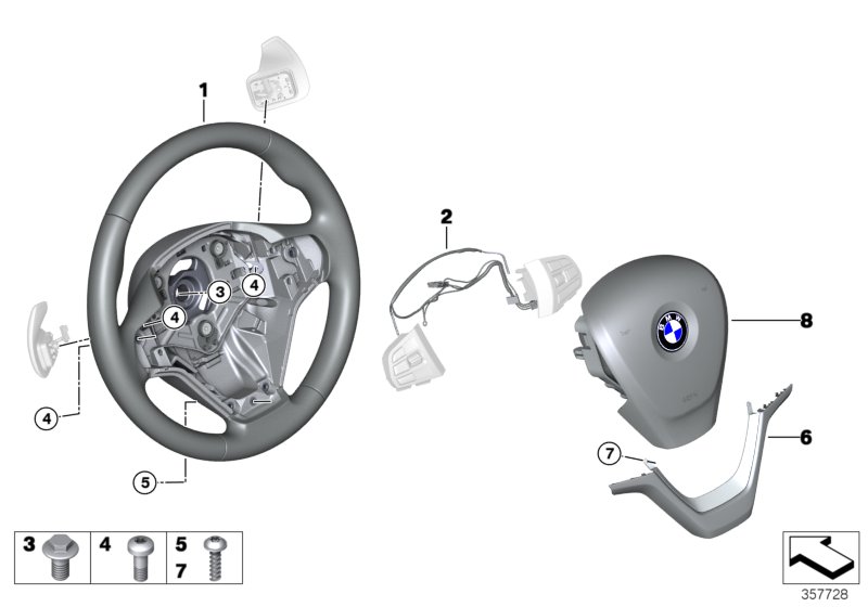 Vol. dep. Airbag con bot. basc.trans.