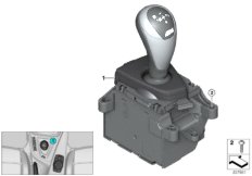 Gear selector switch,twin-clutch gearbox