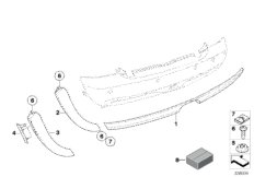 Bekleding sierelementen achter