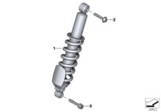 Jambe de suspension avant