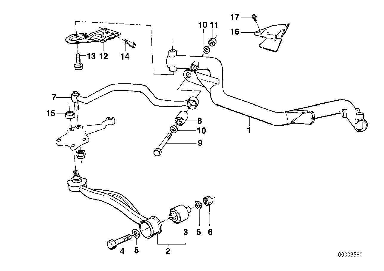 Querträger/Querlenker/Druckstange