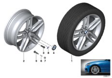 BMW LA wheel, M double spoke 461 - 18''