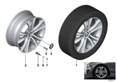 BMW LA wheel, double spoke 384 - 18''