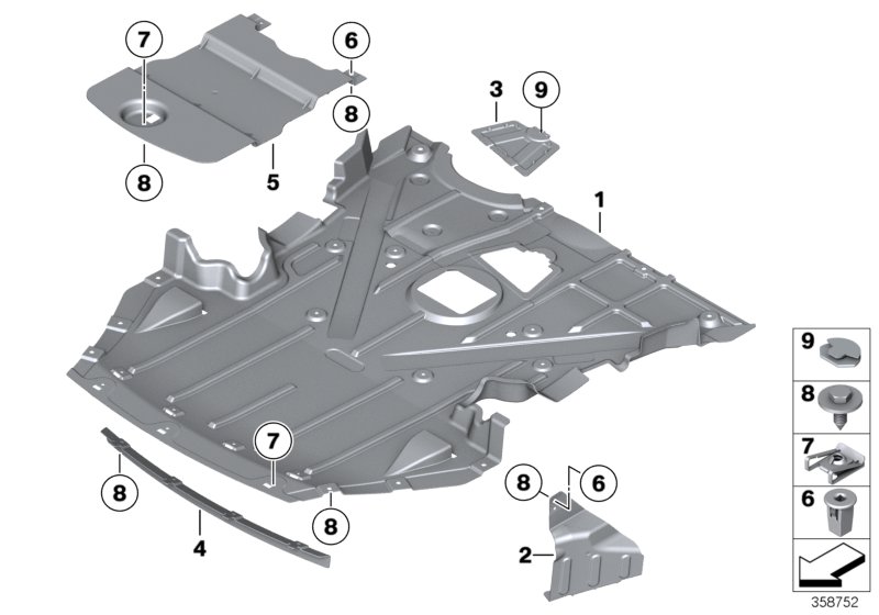 Motorraumabschirmung