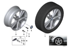 BMW LA wheel, double spoke 385