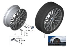 BMW LA wheel M double spoke 405-19''