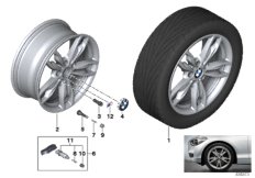 BMW LA wheel M double spoke 436-18''