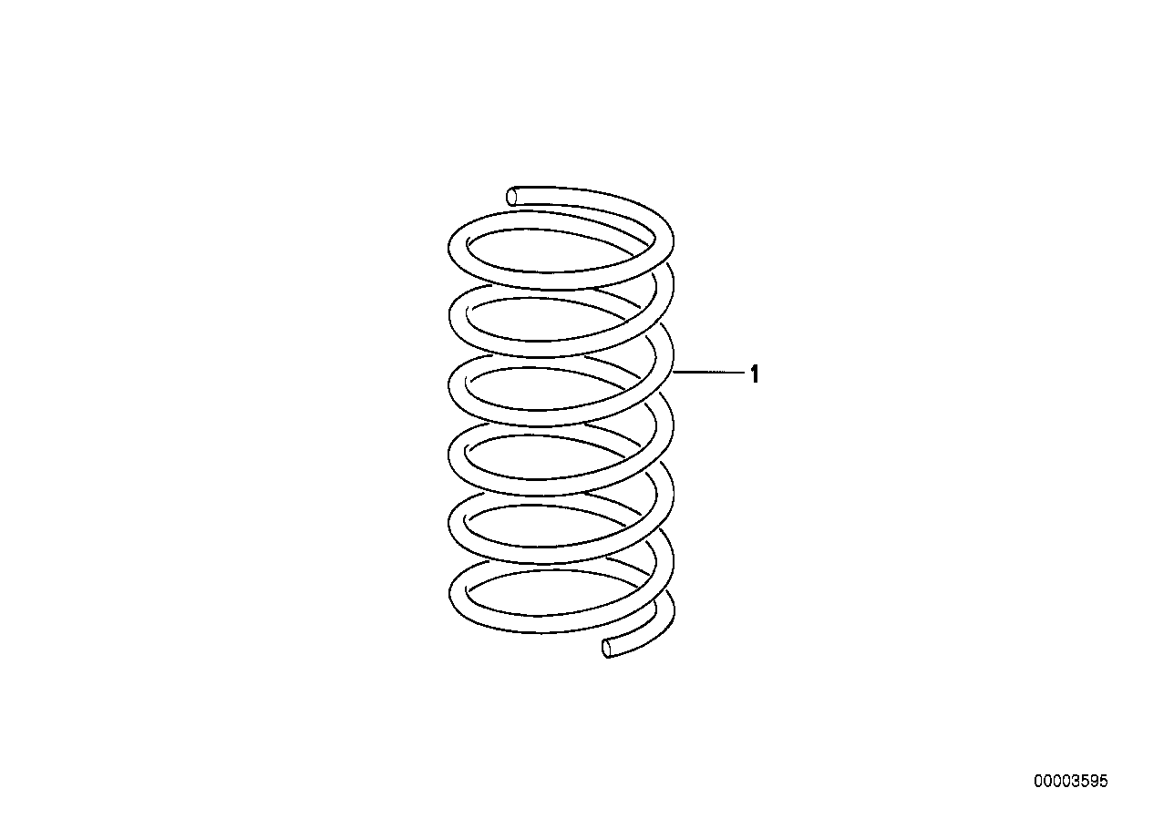 Muelle helicoidal delantero