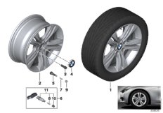 BMW LA wheel, double spoke 392 - 17''