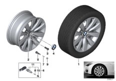 BMW LA wheel, V-spoke 413 - 17''