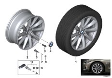 BMW LA wheel, turbine styling 415 - 18''