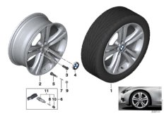 BMW LA wheel, double spoke 401 - 19''