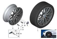 BMW LA wheel M double spoke 405-20''