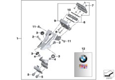 Monteringsdet. BMW Motorrad-navigator