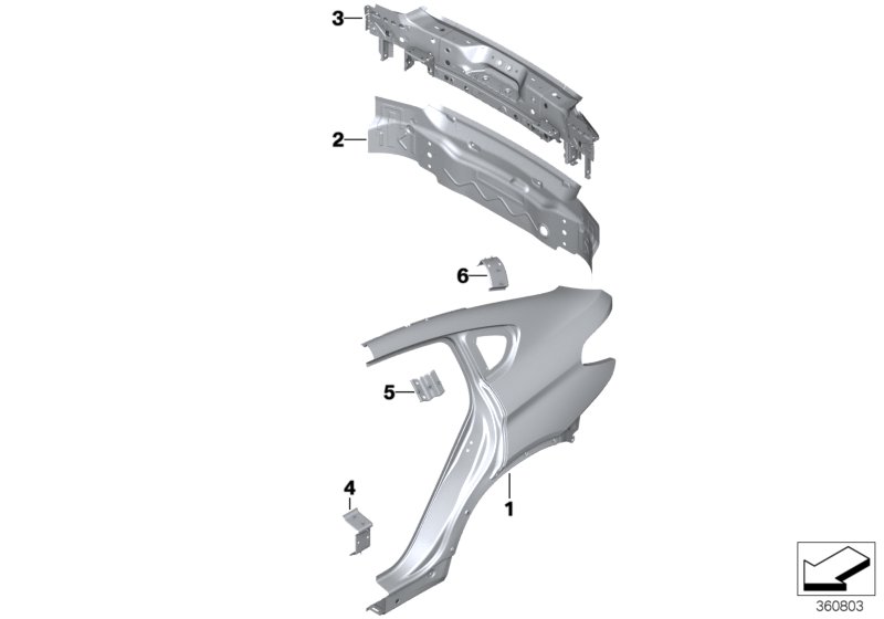 Side panel/tail trim