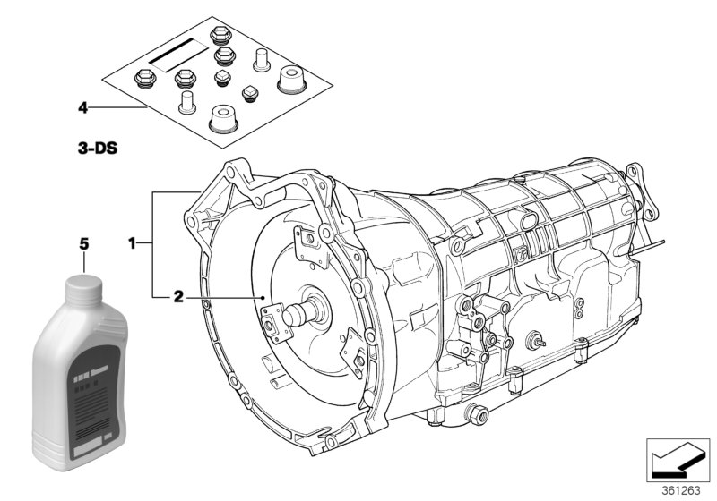 Automatic gearbox A5S310Z