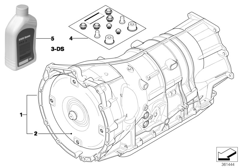 Automatic gearbox GA6HP26Z - 4-wheel