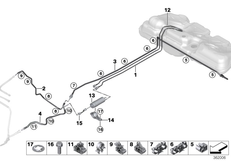 Fuel line / fuel filter