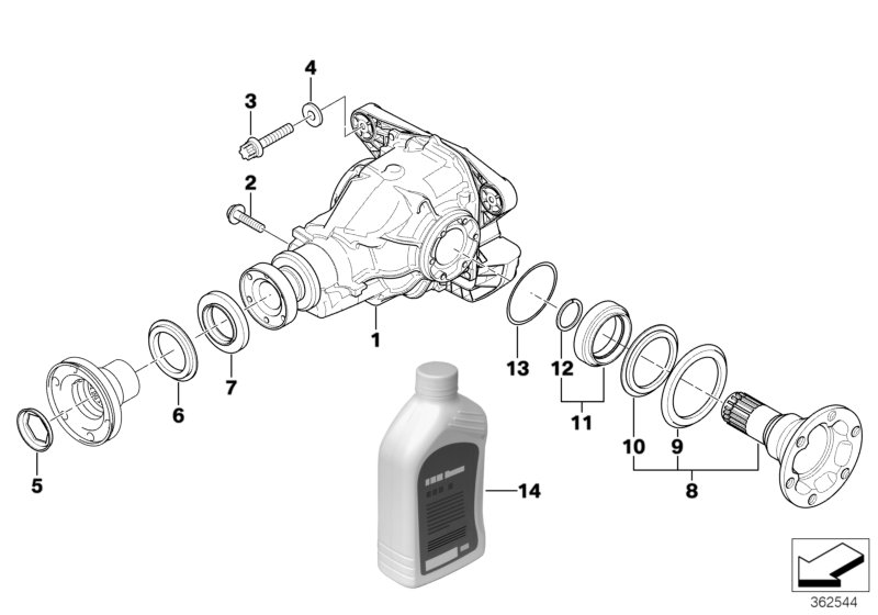 Differential-drive/output