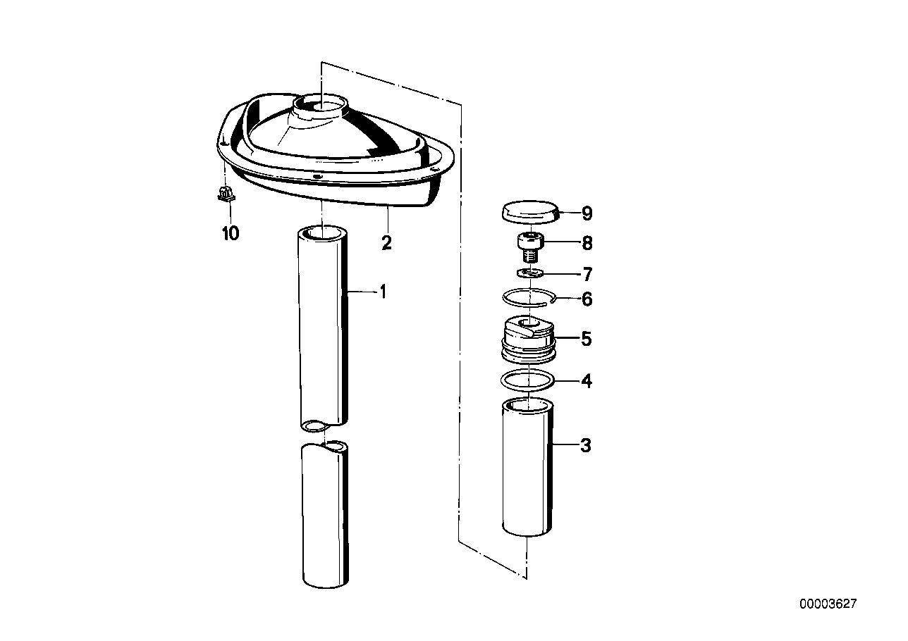 Tubo soporte