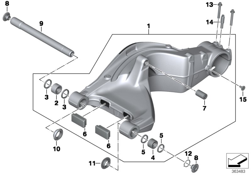 Bras oscillant