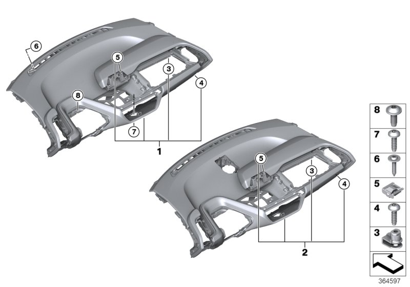 Trim panel dashboard