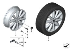MINI LA wheel Radial Spoke 508
