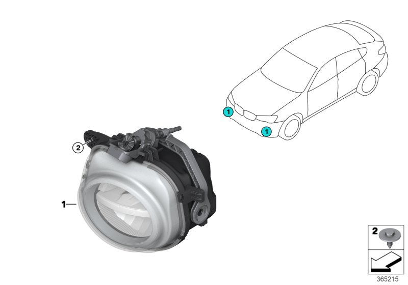 Phares anti-brouillard LED